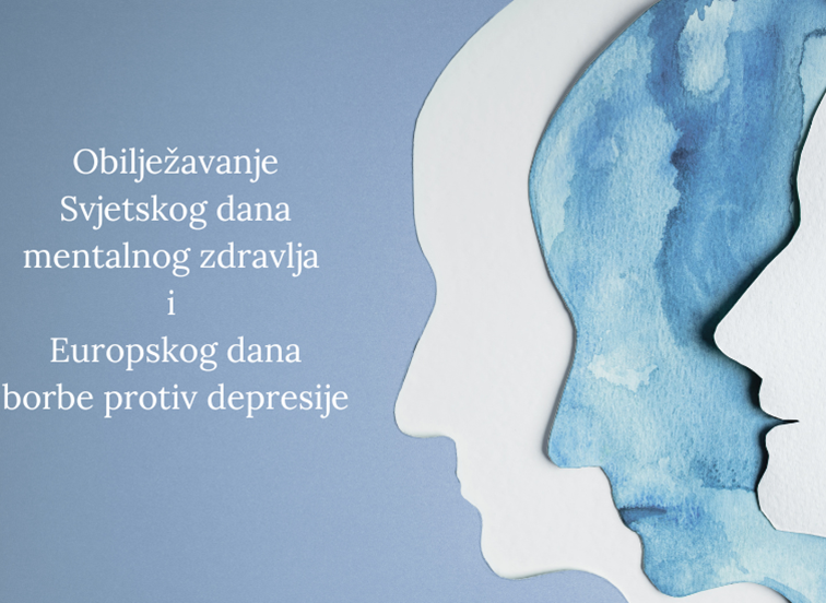 Obilježavanje Svjetskog dana mentalnog zdravlja i Europskog dana borbe protiv depresije